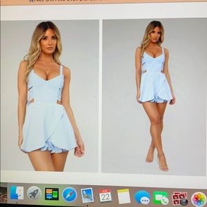 Blue romper